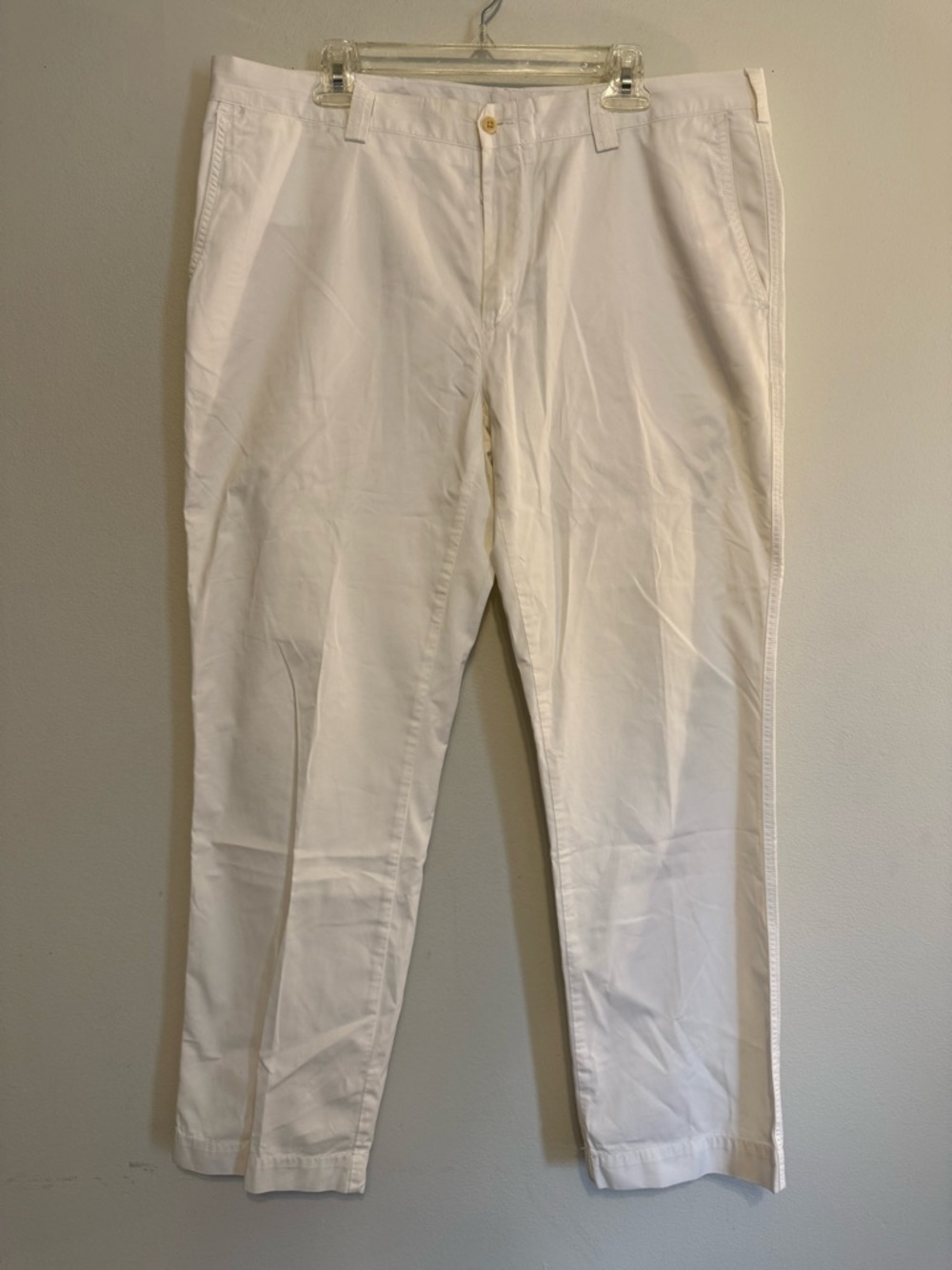 Polo Ralph Lauren Suffield Pant White Chino Size 38x32 100% Cotton